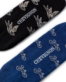 Two-Pack Invisible Socks for Men - Various 63_052H011_SUR999998_3