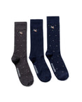 Men´s Three-Pack Crew Socks - Multicolor 63_052H013_SUR999996_3