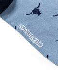Men's Cow Graphic Mid-Calf Socks in Cotton-Polyamide Blend 059G000 - 3