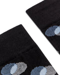 Men's Striped Sphere Graphic Mid-Calf Socks in Cotton-Polyamide Blend 059G003 - 2