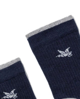 Men's Chevignon Duck Intarsia Ribbed Socks in Cotton-Polyamide Blend 059G007 - 3