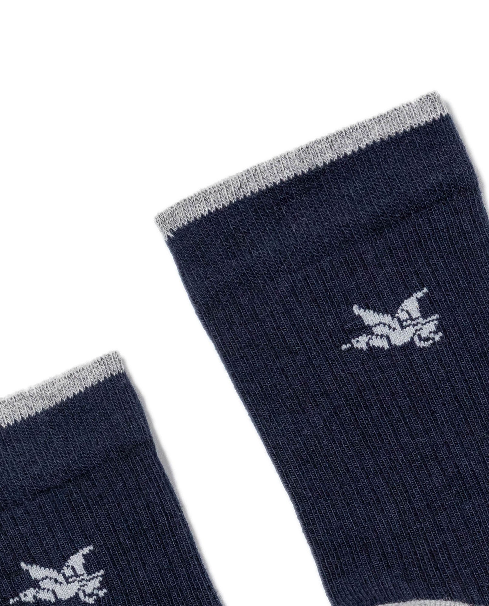 Men's Chevignon Duck Intarsia Ribbed Socks in Cotton-Polyamide Blend 059G007 - 3