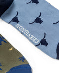 Men's Ankle Socks Bi-Pack in Cotton-Polyamide Stretch Blend 059G010 - 2