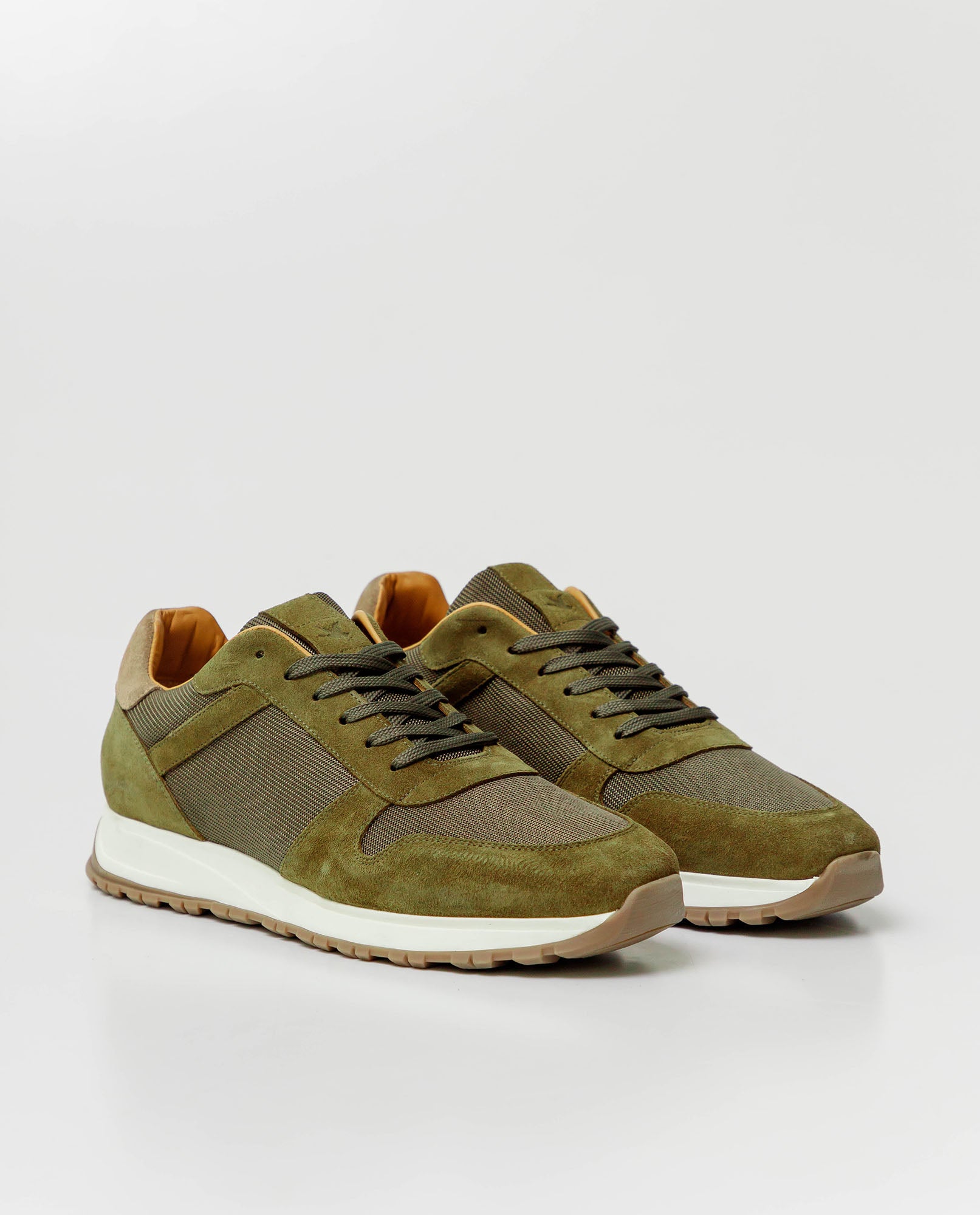 Men´s Suede Leather Runners - Green 63_061F000_VER180724_0