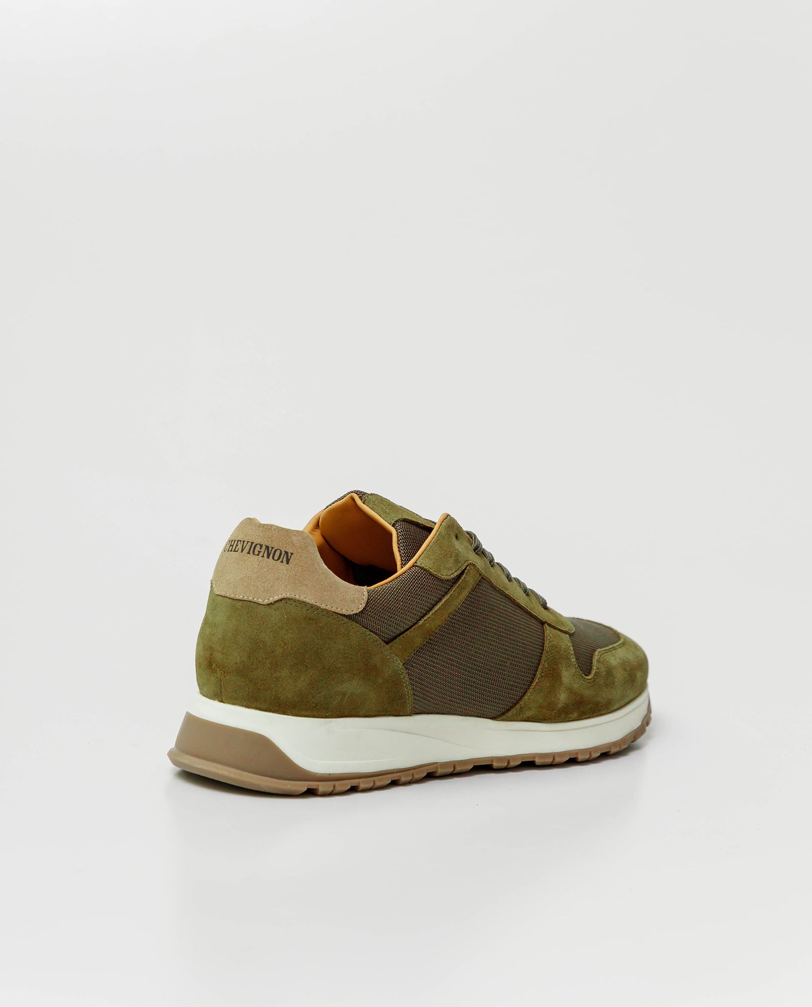 Men´s Suede Leather Runners - Green 63_061F000_VER180724_4