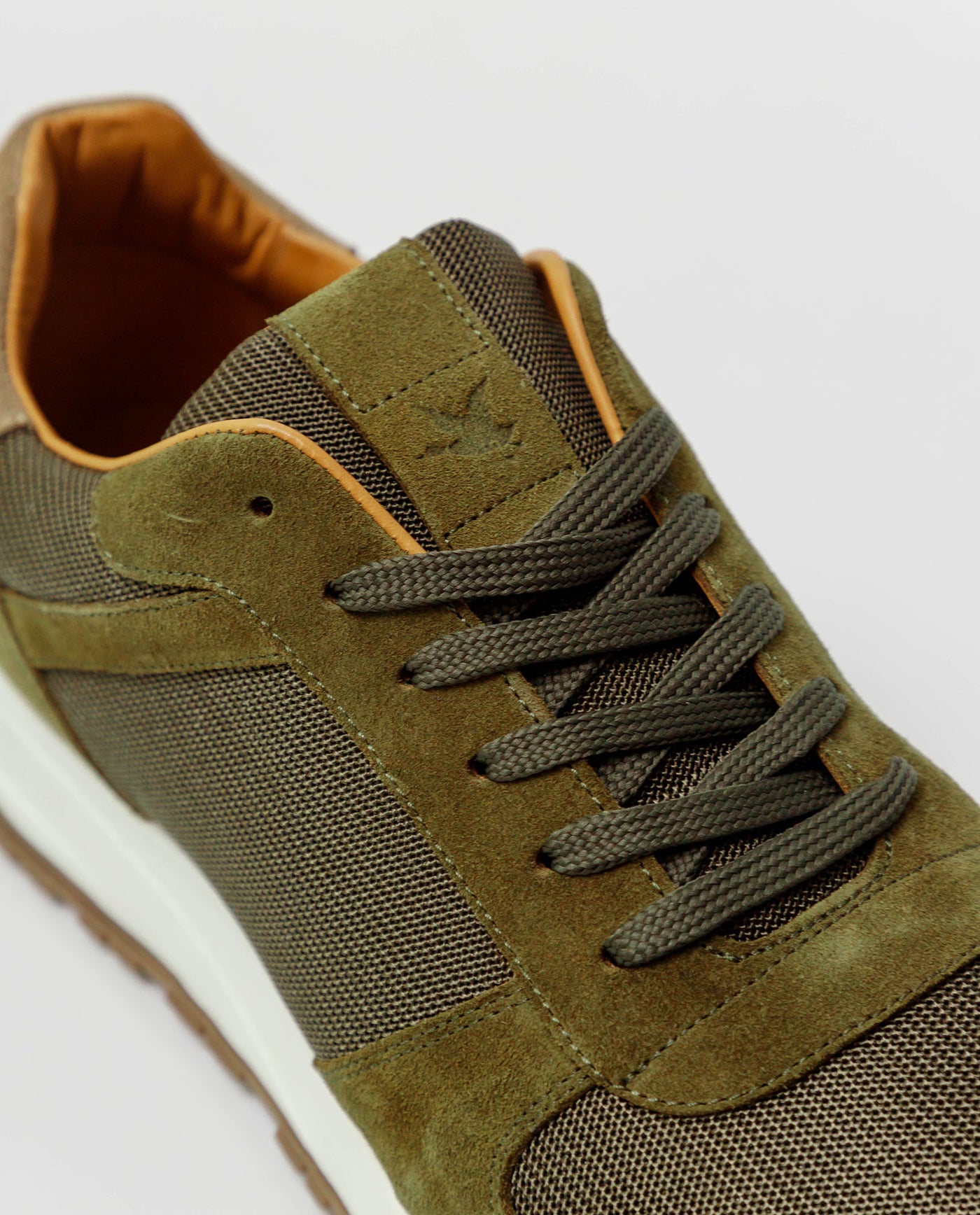 Men´s Suede Leather Runners - Green 63_061F000_VER180724_6