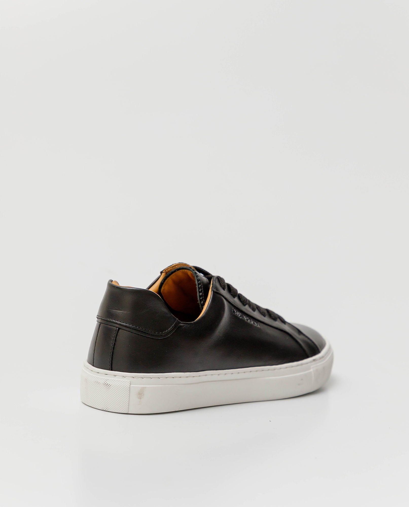 Men´s Aniline Leather Sneakers - Black 63_061F002_NEG194007_4