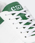 Men´s Leather Basketball-Style Sneakers - White 63_061G003_BLA110601_4