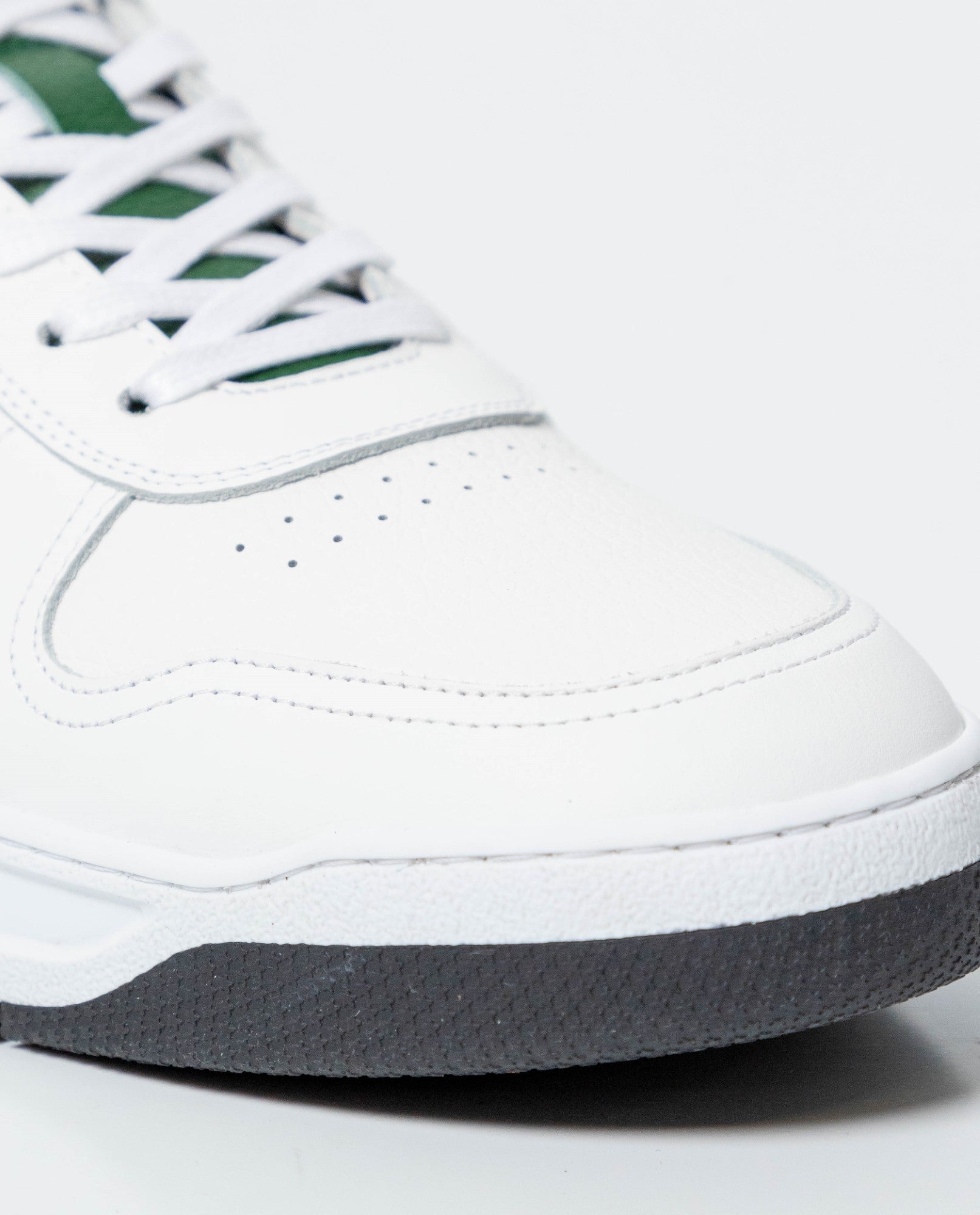 Men´s Leather Basketball-Style Sneakers - White 63_061G003_BLA110601_5