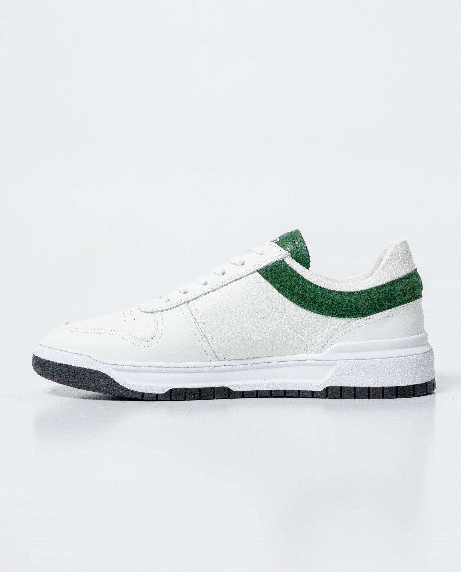 Men´s Leather Basketball-Style Sneakers - White 63_061G003_BLA110601_6