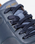 Men´s Leather Basketball-Style Sneakers - Blue 63_061G004_AZU193924_4