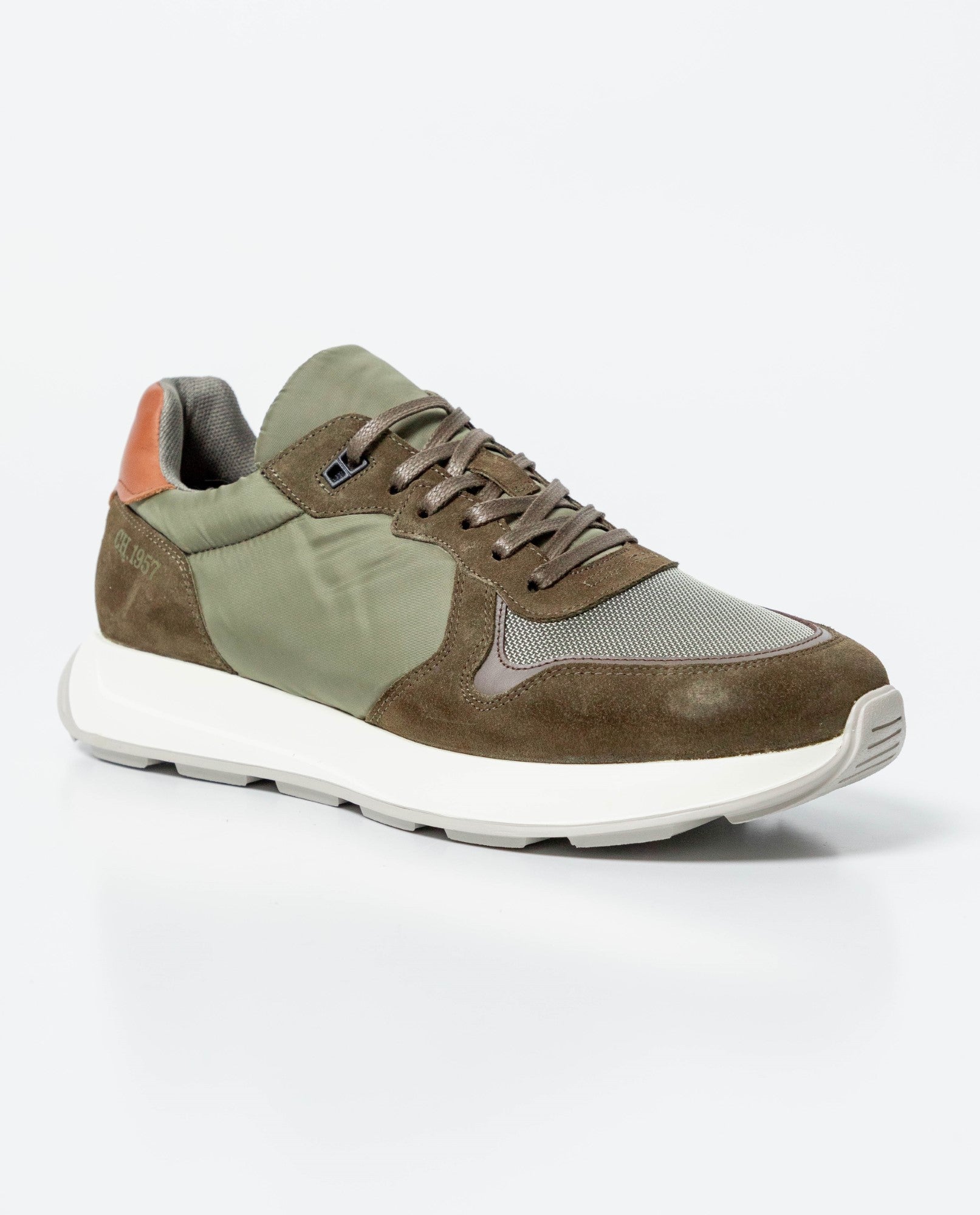 Men´s Leather Runners - Green 63_061G006_VER196311_3