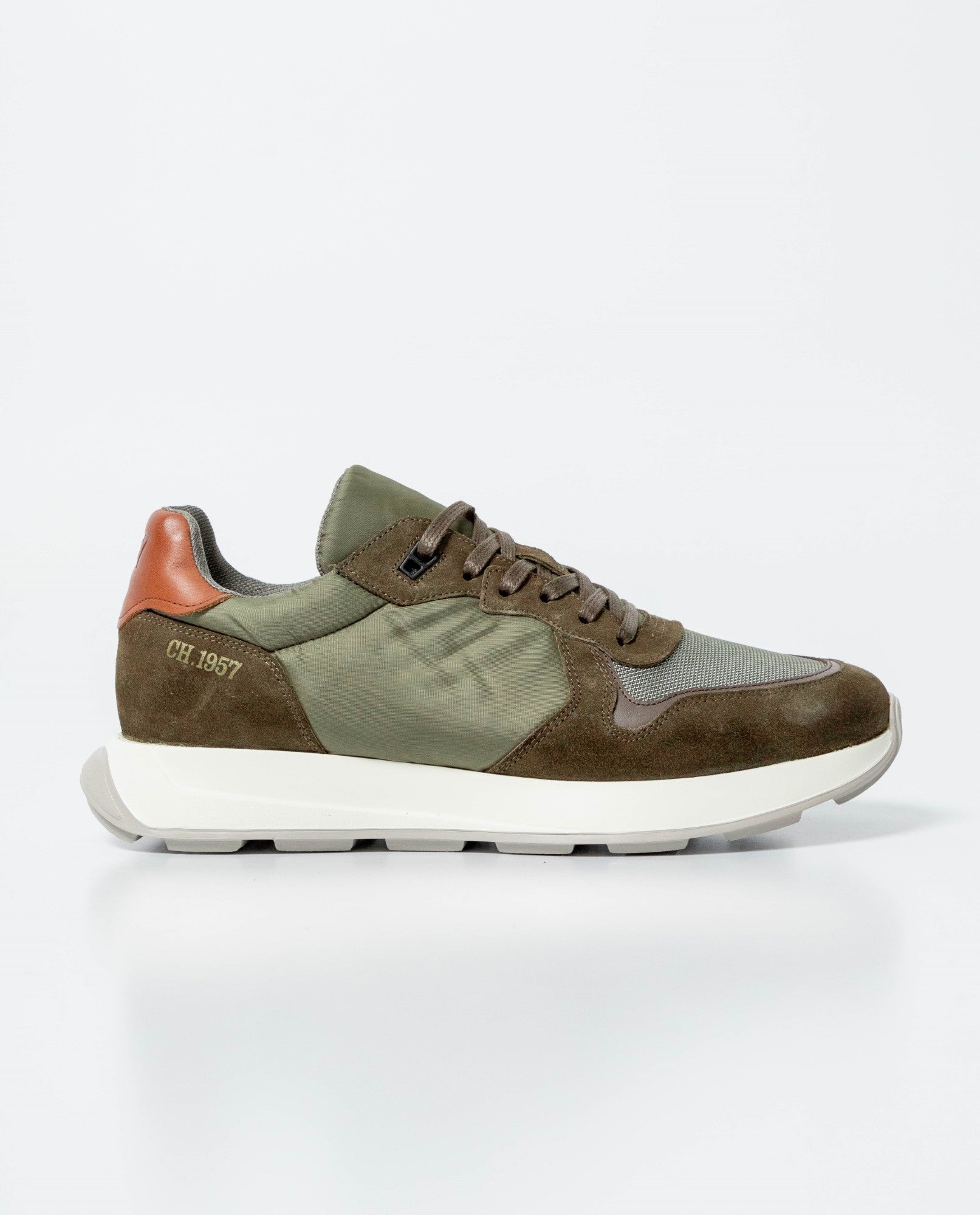 Men´s Leather Runners - Green 63_061G006_VER196311_7