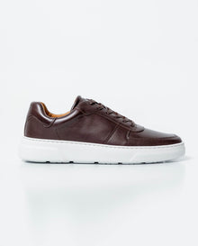Men´s Aniline Leather Sneakers - Brown 63_061G007_CAF181048_3