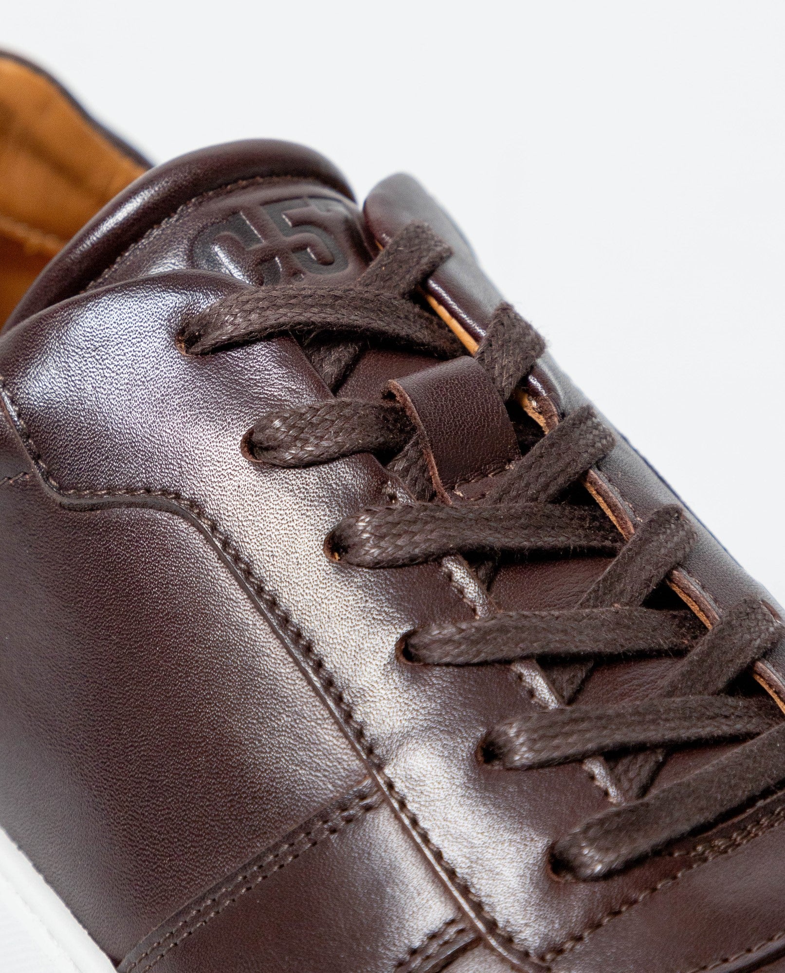 Men´s Aniline Leather Sneakers - Brown 63_061G007_CAF181048_4