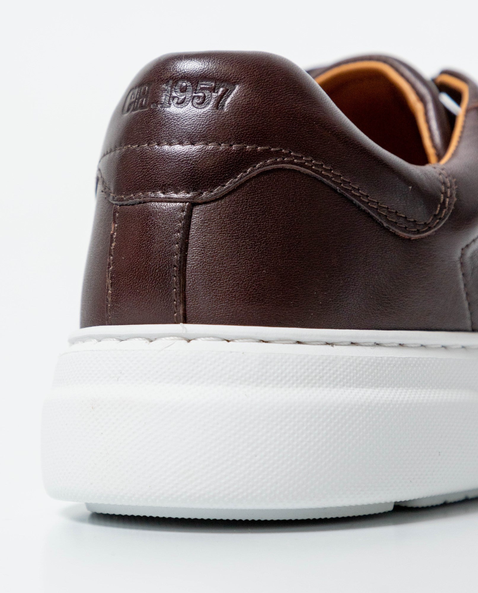 Men´s Aniline Leather Sneakers - Brown 63_061G007_CAF181048_8