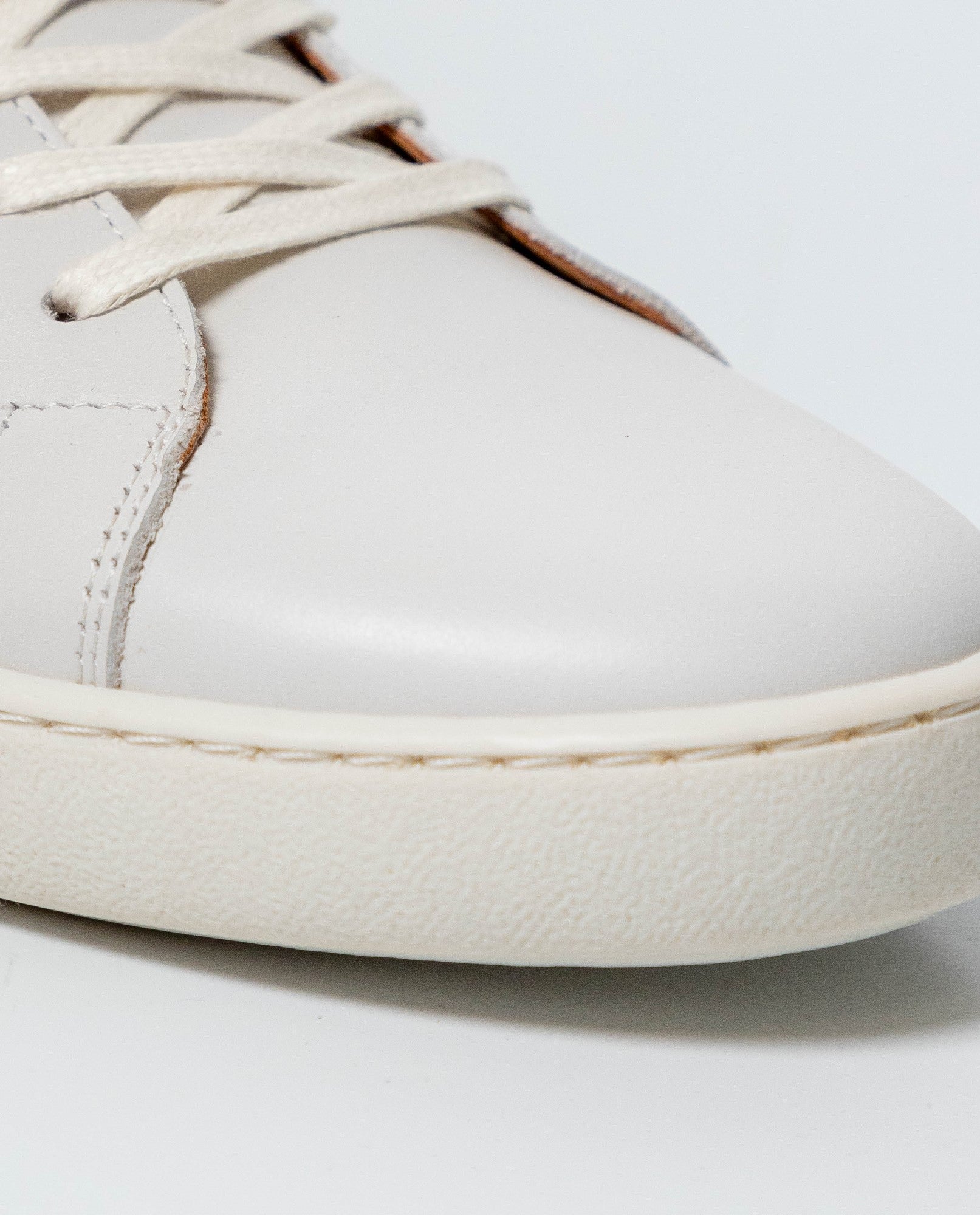Men´s Aniline Leather Sneakers - White 63_061G008_BLA110601_5
