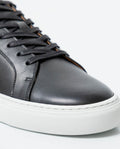 Men´s Aniline Leather Sneakers - Black 63_061G009_NEG194007_5