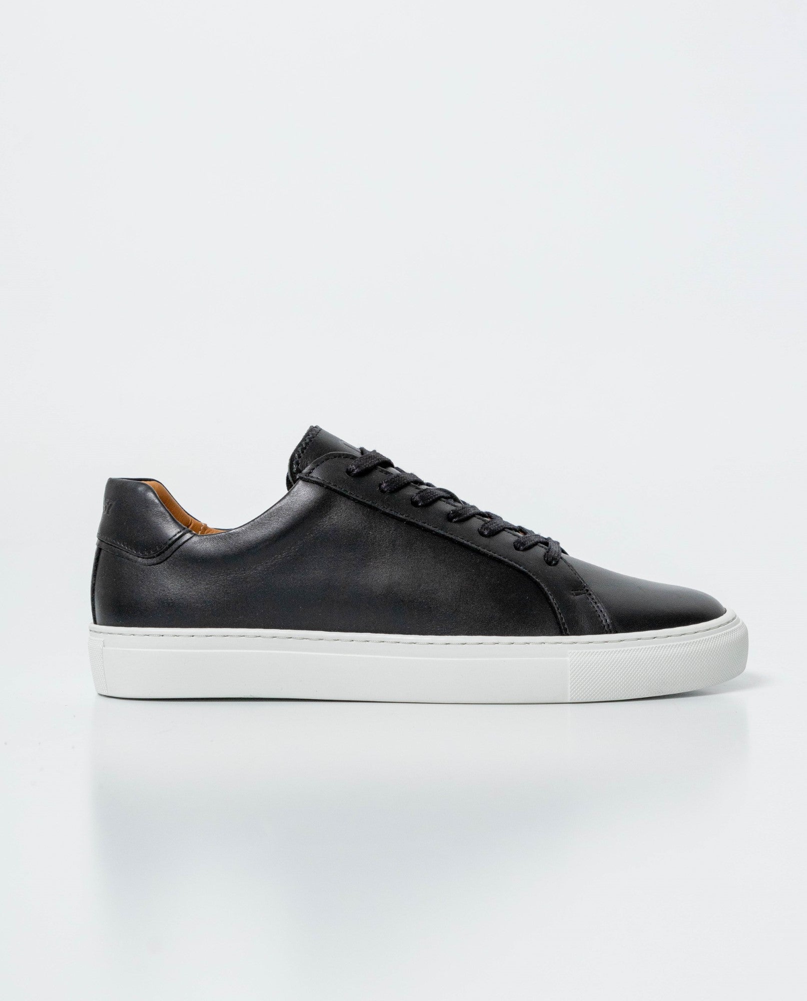 Men´s Aniline Leather Sneakers - Black 63_061G009_NEG194007_7