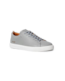 Mens Sneakers Flat Natural Finish Aniline Leather EVA Sole Streamlined Last - Gray 63_061H015_GRI184005_3