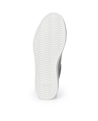 Mens Sneakers Flat Natural Finish Aniline Leather EVA Sole Streamlined Last - Gray 63_061H015_GRI184005_7