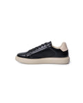 Mens Sneakers Chunky Smooth Aniline Leather EVA Extralight Khaki Sole - Black 63_061H021_NEG194007_8