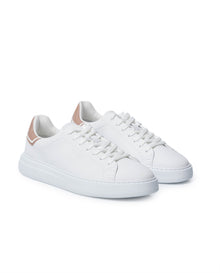 Mens Sneakers Chunky Smooth Aniline Leather Rubber Heel Counter C.57 Relief EVA Extralight - White 63_061H022_BLA110601_0