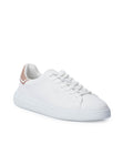Mens Sneakers Chunky Smooth Aniline Leather Rubber Heel Counter C.57 Relief EVA Extralight - White 63_061H022_BLA110601_5