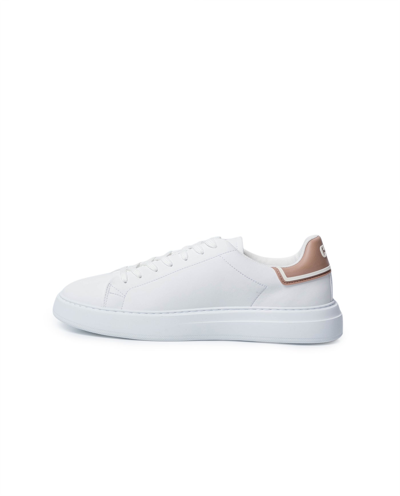 Mens Sneakers Chunky Smooth Aniline Leather Rubber Heel Counter C.57 Relief EVA Extralight - White 63_061H022_BLA110601_6