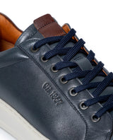 Mens Sneakers Chunky Smooth Aniline Leather Interior Linings EVA Extralight Khaki Sole - Blue 63_061H023_AZU193952_3