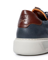 Mens Sneakers Chunky Smooth Aniline Leather Interior Linings EVA Extralight Khaki Sole - Blue 63_061H023_AZU193952_6