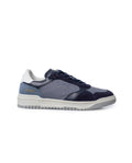 Mens Sneakers Basketball Water Repellent Suede Athletic Textile Aniline Leather Bicolor TR Sole - Blue 63_061H031_AZU193952_3