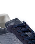 Mens Sneakers Basketball Water Repellent Suede Athletic Textile Aniline Leather Bicolor TR Sole - Blue 63_061H031_AZU193952_4