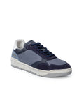 Mens Sneakers Basketball Water Repellent Suede Athletic Textile Aniline Leather Bicolor TR Sole - Blue 63_061H031_AZU193952_5