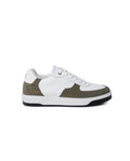 Mens Sneakers Basketball Aniline Leather Water Repellent Suede Rounded Bicolor EVA - White 63_061H032_BLA110601_6