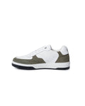 Mens Sneakers Basketball Aniline Leather Water Repellent Suede Rounded Bicolor EVA - White 63_061H032_BLA110601_8