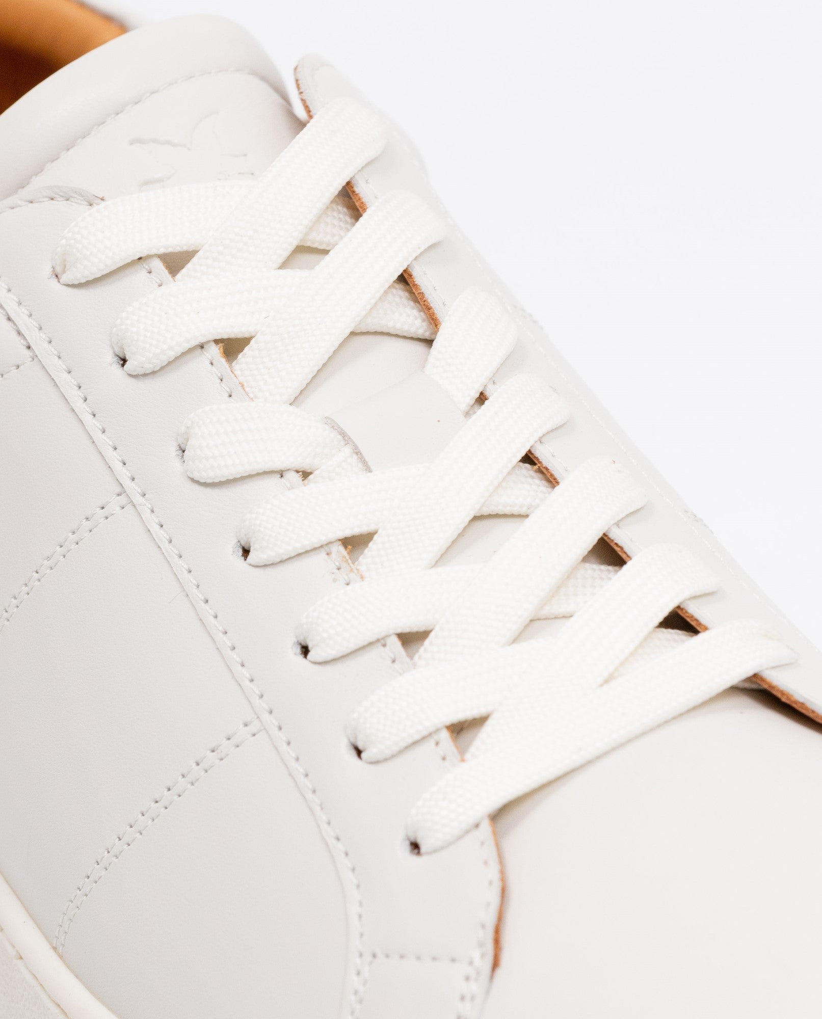 Men´s Aniline Leather Sneakers - White 63_062F003_BLA114800_5