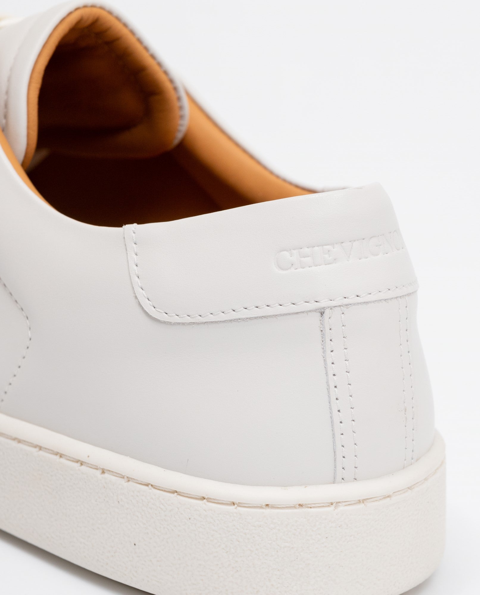 Men´s Aniline Leather Sneakers - White 63_062F003_BLA114800_6
