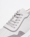 Men´s Leather Basketball-Style Sneakers - Gray 63_062F006_GRI154101_5