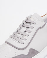 Men´s Leather Basketball-Style Sneakers - Gray 63_062F006_GRI154101_5