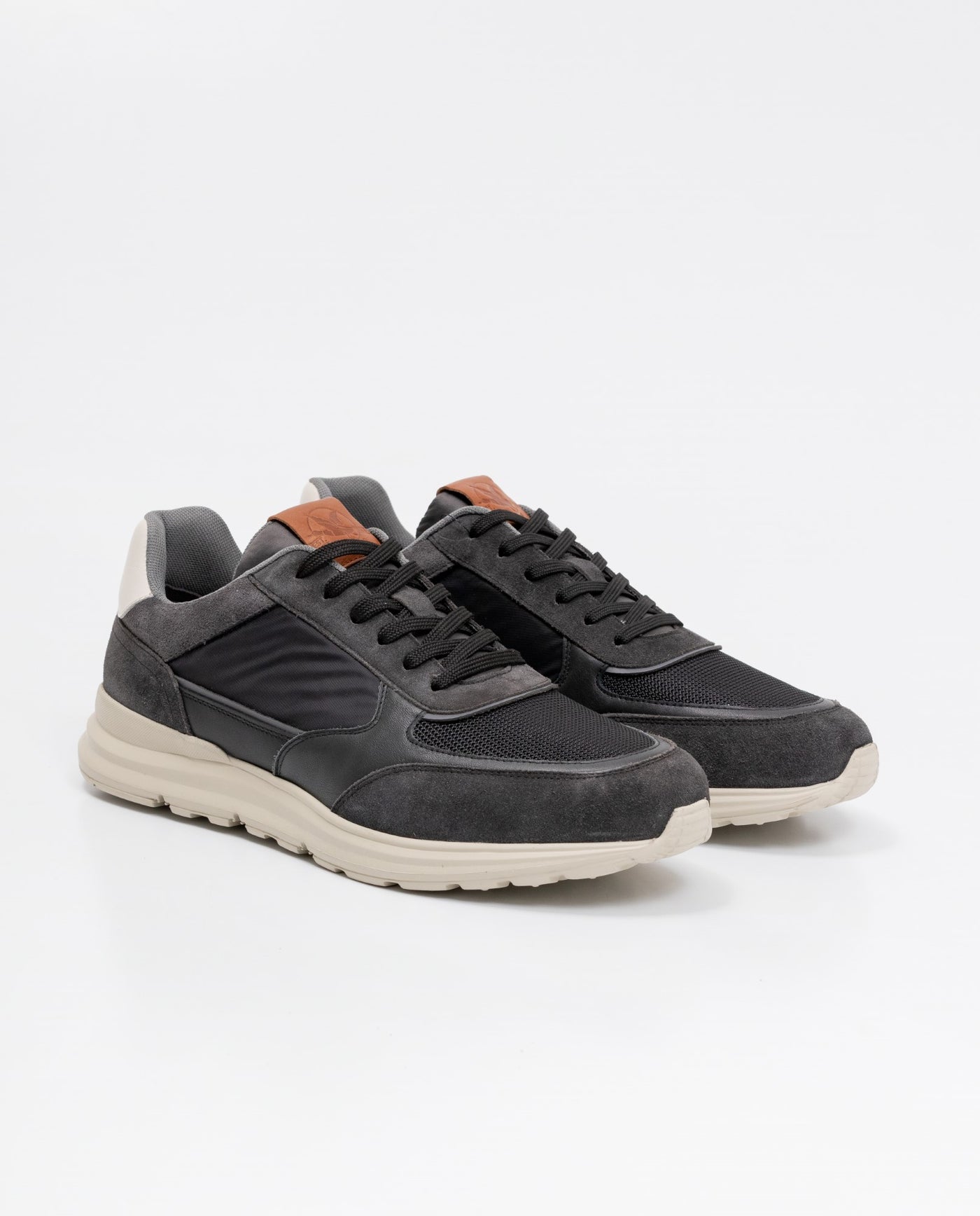 Men´s Leather Runners - Gray 63_062F007_GRI180201_0