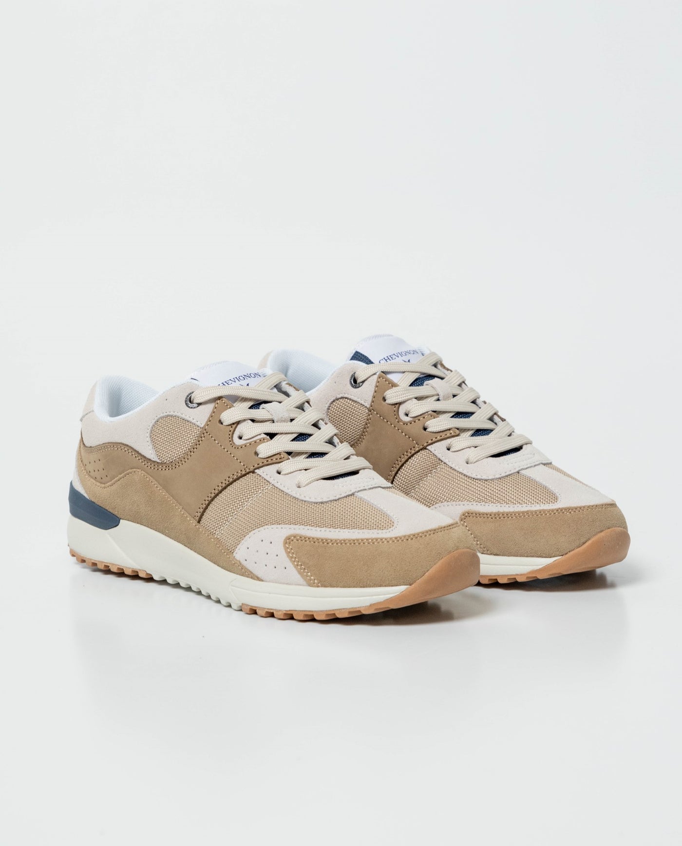 Men´s Leather Sneakers - Khaki 63_062G000_CAQ150309_3