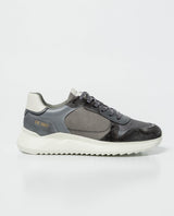 Men's Sneakers, Cowhide Leather - Gray 062G002 - 7