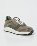 Men´s Leather-Textile Sneakers - Green 63_062G003_VER195220_0