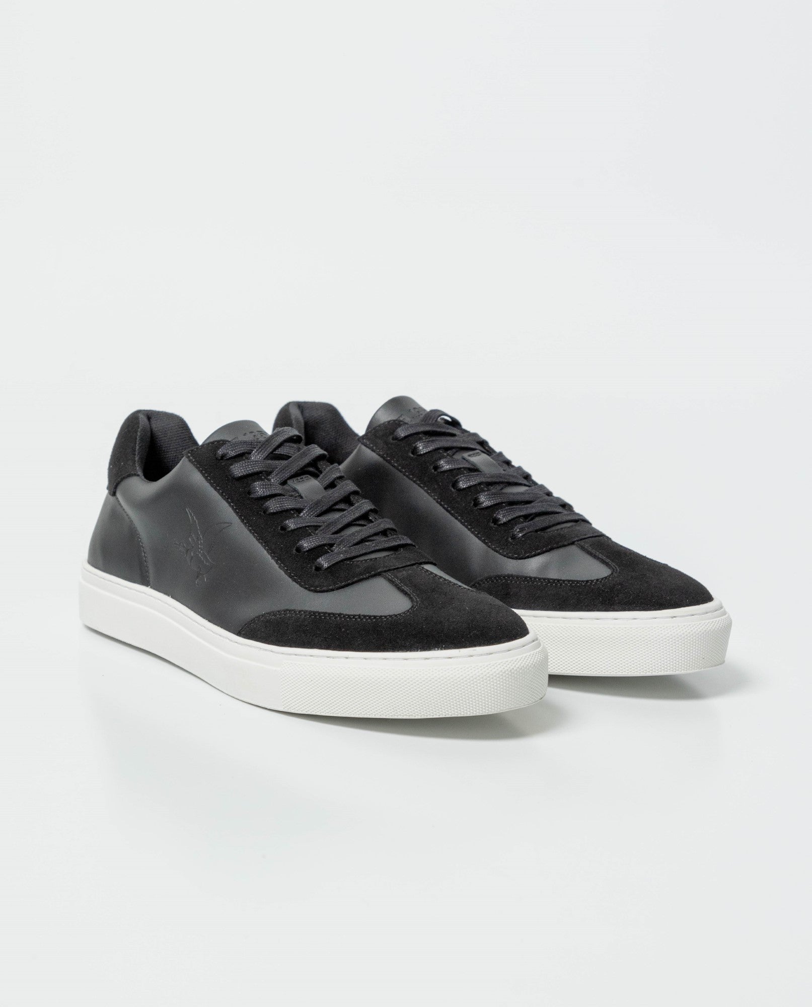 Men´s Leather Sneakers - Black 63_062G006_NEG194007_3