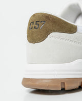 Men's Runner Style Sneakers with Bicolor Sole in Water-Repellent Suede 062G007 - 5