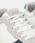 Men's Low-Top Basketball Style Sneakers with Contrast Textures 062G008 - 4