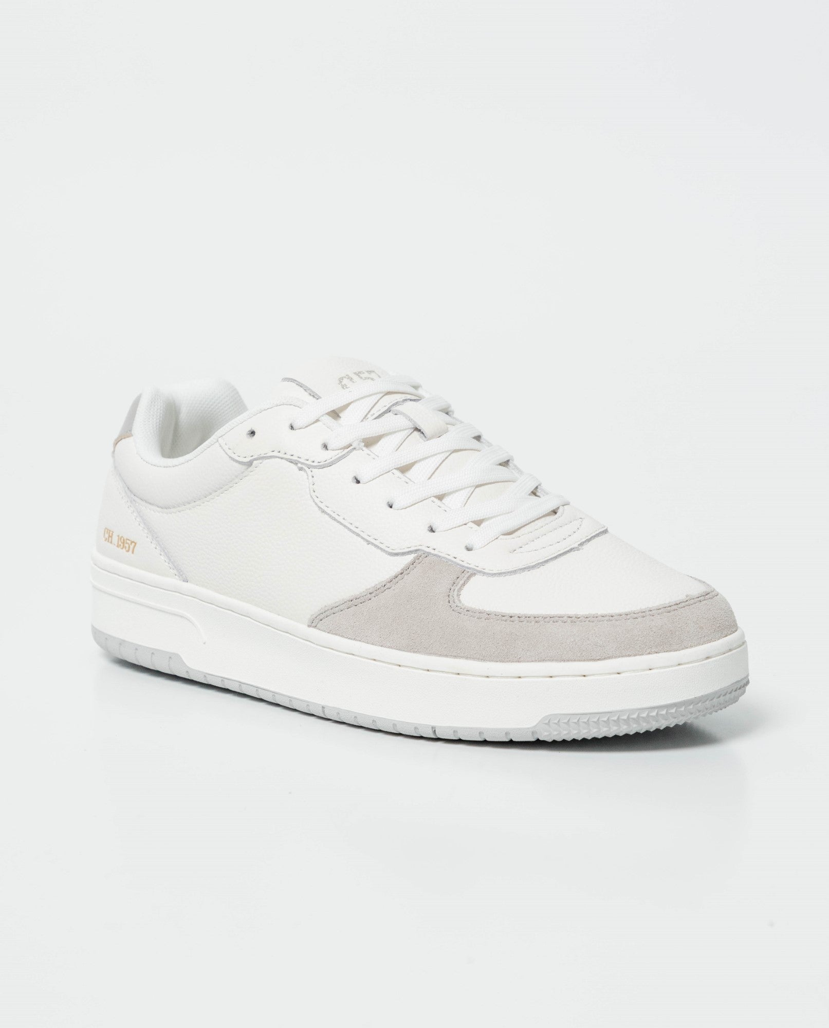 Men's Low-Top Basketball Style Sneakers with Monochromatic Tonal Design 63_062G009_BLA110601_0