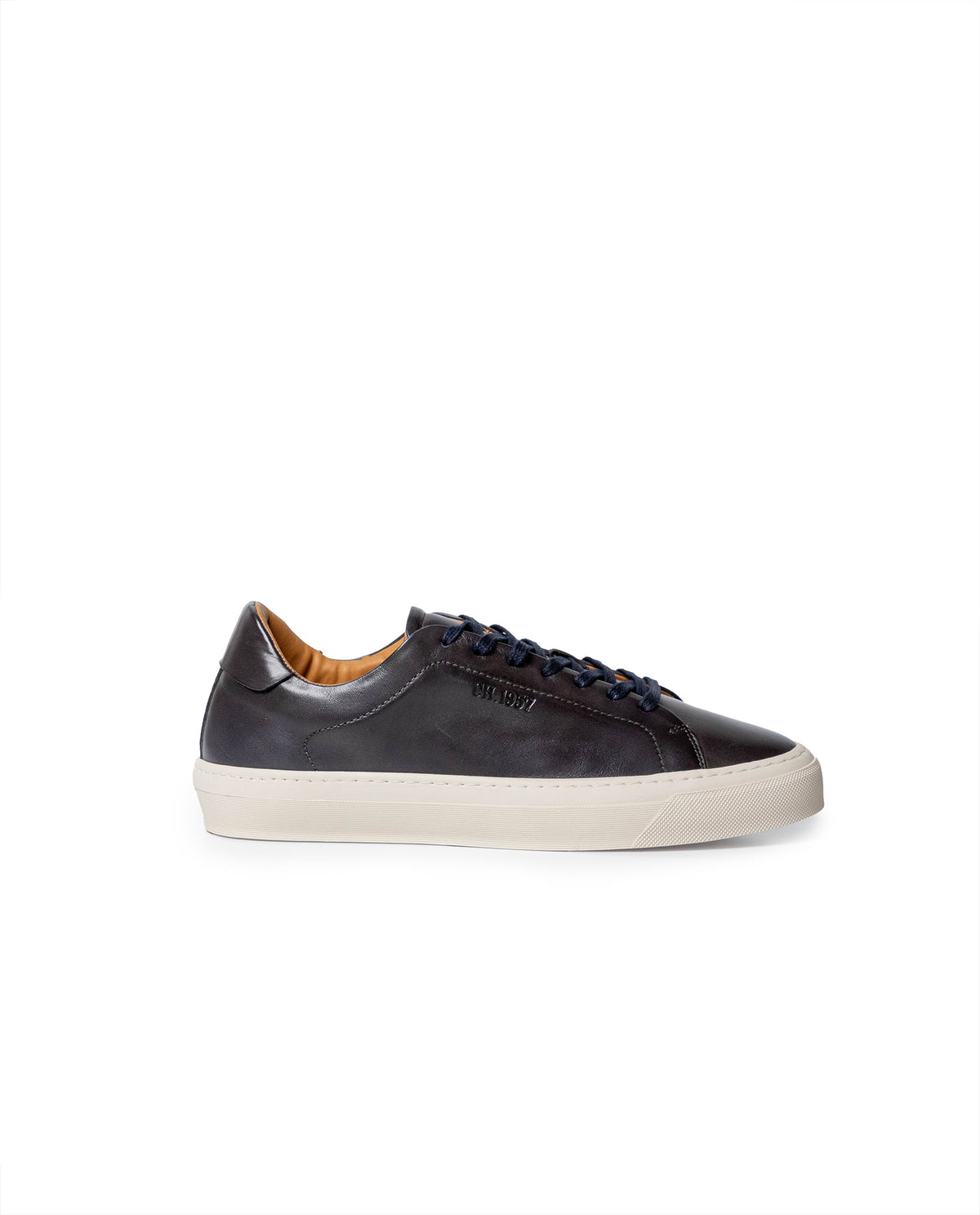 Men´s Leather Sneakers - Blue 63_062H011_AZU193952_3