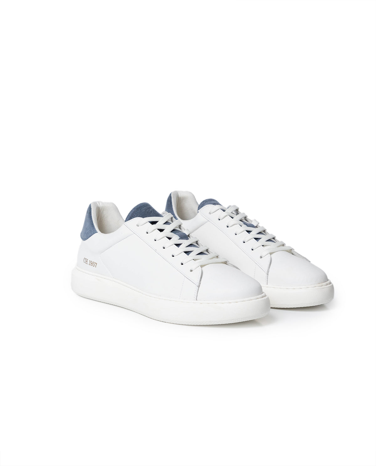 Men´s Leather Sneakers - White 63_062H020_BLA110601_0